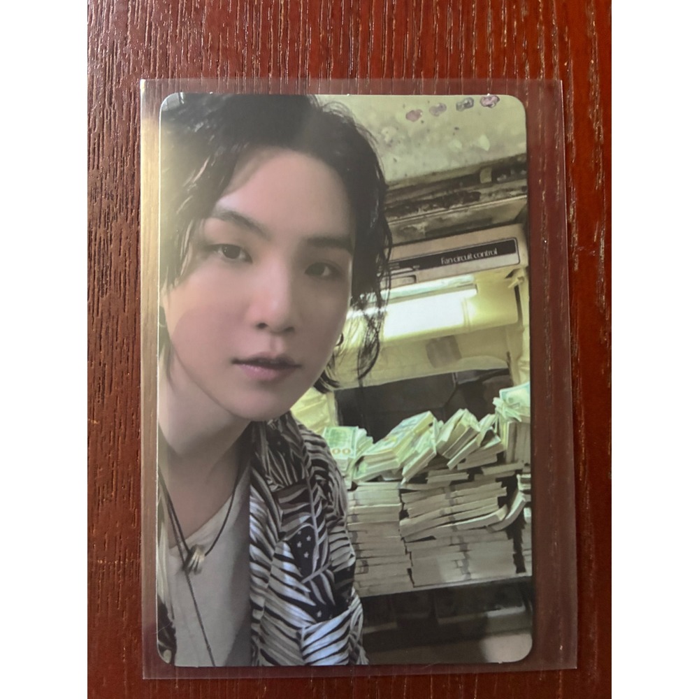 BTS Suga official AgustD D-DAY Album Photocard